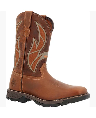 Georgia Boot Men's Carbo-Tec Flx Pull-on with InsulKul Work