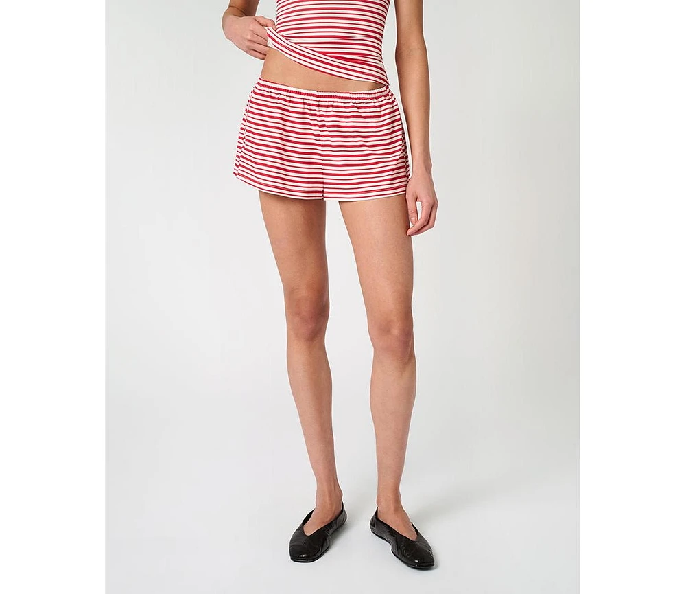 WeWoreWhat Women's Knit Pull On Hot Short