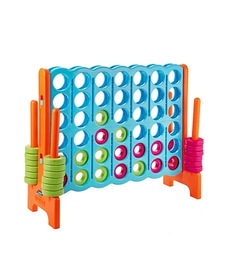 3.5 Feet Tall Jumbo 4-to-Score Giant Game Set with 42 Jumbo Rings