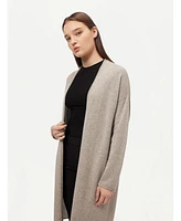 Gobi Cashmere Women's 3D Longline Cardigan