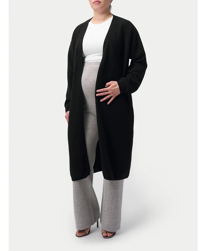 Gobi Cashmere Maternity Long Robe