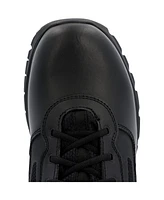 Rocky Men's Cadet 8" Black Side Zip Public Service Boot