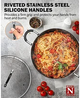 Cook N Home 8-Piece Nonstick Pots and Pans Kitchen Cookware Sets, Heavy Gauge, Stay Cool Handle, Marble