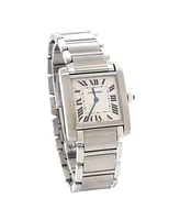 Pre-Owned Cartier Tank Francaise Quartz Watch in Stainless Steel 25mm