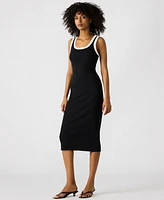Steve Madden Women's Azalea Contrast-Trim Knit Dress