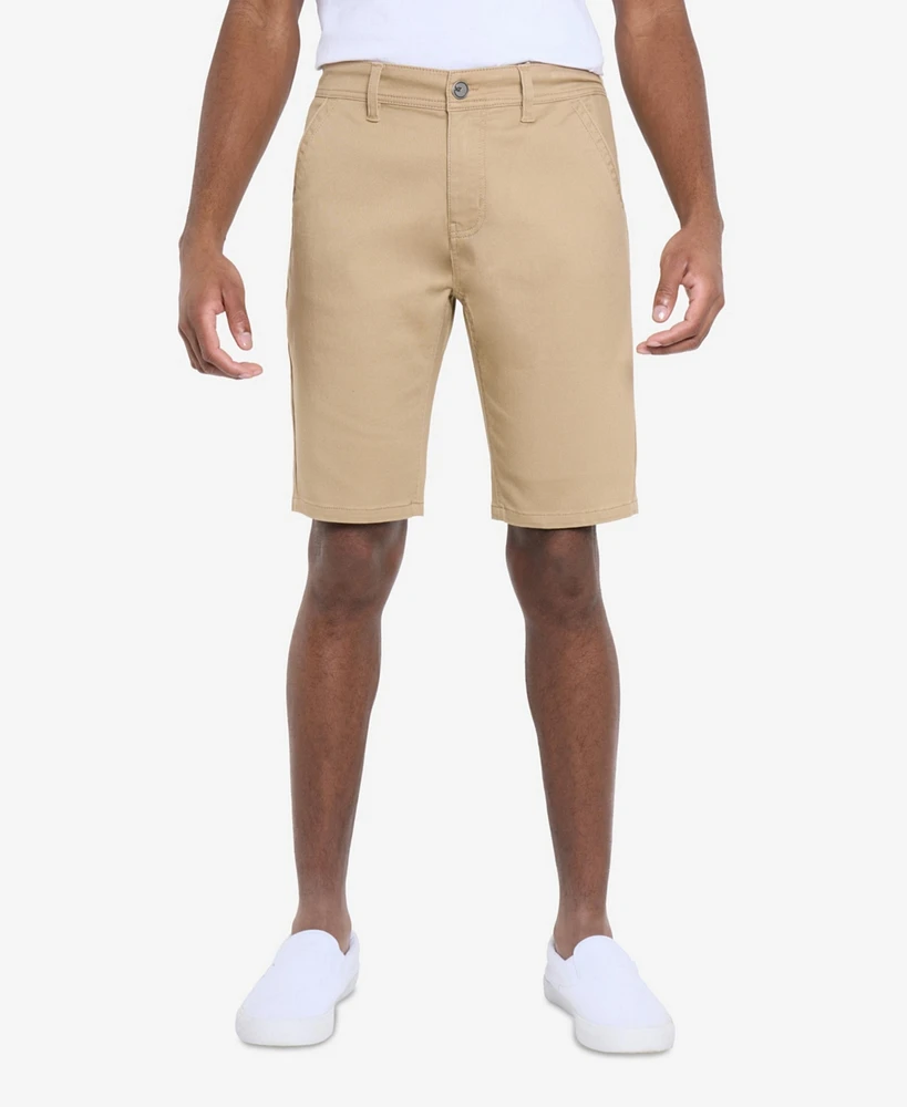 Xray Men's Flat Front 10.5" Chino Shorts