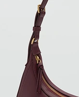 Mango Women's Oval Shoulder Bag