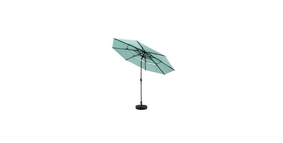 Mondawe Aluminium 10ft 3 Tier Auto-tilt Outdoor Patio Umbrella