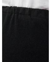 Gobi Cashmere Maternity Wide-Leg Knitted Pants