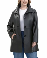 Bgsd Plus Sarai Leather Coat