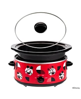 Uncanny Brands Mickey Mouse and Minnie Mouse 5-Quart Slow Cooker