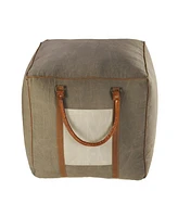 Comfortable Cotton Blend Ottoman for Home Decor and Relaxation