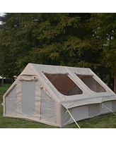 Mondawe 9.8 x13ft Inflatable Camping Tents with Hand Pump