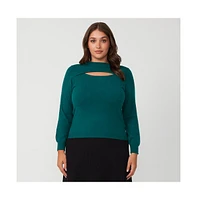 Alba Cut Out Fitted Sweater