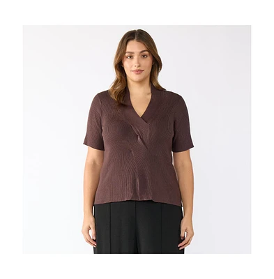 Barony Twist Front Sweater