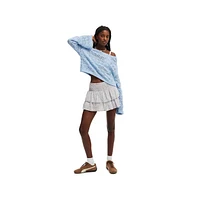 Cotton On Women's Crochet Boatneck Pullover