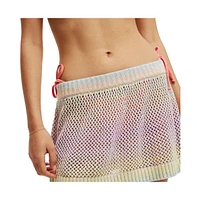 Cotton On Women's Crochet Beach Skirt
