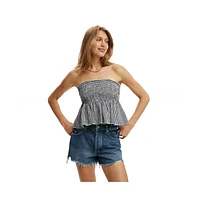 Cotton On Women's Billie Shirred Tube Top
