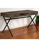 Modern Computer Desk with 2 Drawers and Sleek Work Surface
