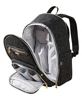 Sunveno Convertible Tweed Diaper Backpack