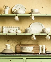 Belleek Pottery Shamrock Mixing Bowl