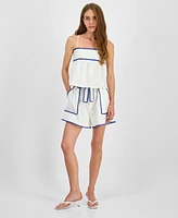 En Saison Women's Donatella Belted Shorts