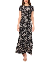 Vince Camuto Women's Printed Pull-On Maxi Skirt
