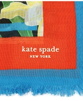 Kate Spade New York Women's Summer Lilies Oblong Scarf