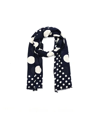 Kate Spade New York Women's Breezy Dot Viscose Oblong Scarf