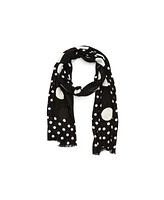 Kate Spade New York Women's Breezy Dot Viscose Oblong Scarf