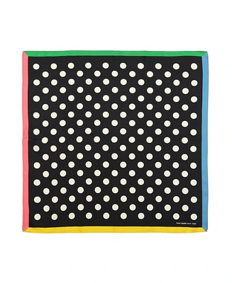 Kate Spade New York Women's Breezy Dot Silk Bandana Scarf