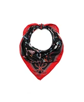 Kate Spade New York Women's Lock and Key Silk Square Scarf