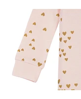 Gerber Toddler Girls 2-Pack Snug Fit Footed Cotton