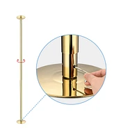 Yescom 11 Ft Gold Spinning Static Dancing Pole Kit w/ Extensions Fitness Dance Exercise