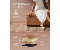 Songmics Home Entryway Storage Ottoman Bench