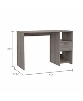 Sturdy Computer Desk with Large Work Surface and Drawers