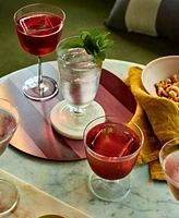 Nude Glass Bar Giani Long Cocktail Glass, Set of 4