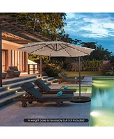 10 Feet Patio Cantilever Umbrella with Tilting System