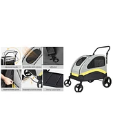 Bingopaw 4-Wheel Pet Jogger Stroller for Dogs