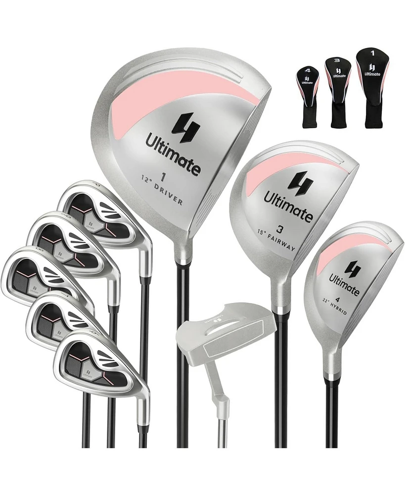 Women's 9 Pieces Complete Golf Club Set