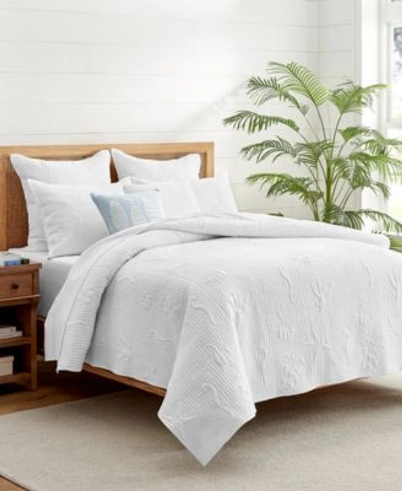 Levtex Cross Stitch Sea Textured 3 Pc. Quilt Sets