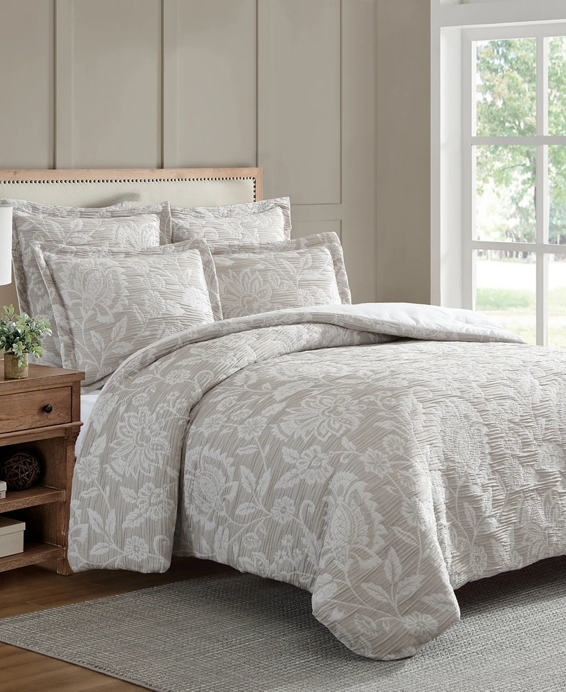 Levtex Sarrah Textured -Pc. Duvet Cover Set