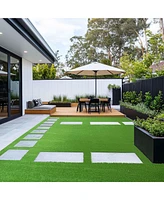 Yescom 8pcs 50x3 Ft Artificial Grass Turf 1.38" Fake Grass Rug Indoor Batting Tunnels Outdoor Synthetic Lawn