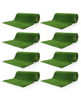 Yescom 8pcs 50x3 Ft Artificial Grass Turf 1.38" Fake Grass Rug Indoor Batting Tunnels Outdoor Synthetic Lawn