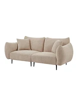 Chenille Loveseat Sofa - Grayish Brown