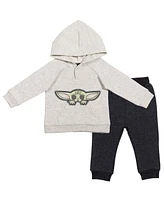 Star Wars Baby Boys Yoda Fleece Pullover Hoodie and Pants Outfit Set Newborn to