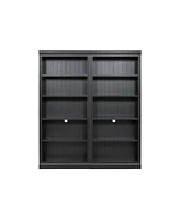 83" Tall 5-Tier Bookcase with Light & Adjustable Shelves