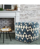 Cotton Ottoman Footrest for Cozy Living Room Seating and Relaxation