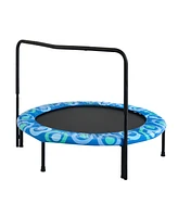 Assembled children's trampoline happy expression outdoor and indoor for kids age 3 - 7