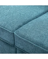 79.5" Modern Fabric Sofa with Plush Cushions, Sleek Arm Design, and Sturdy Solid Wood Frame – Comfortable Seating for Living Room